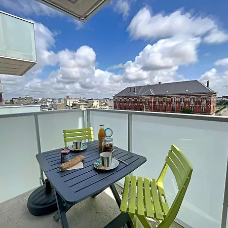 Apartment Moderne 30m² Avec Balcon Et Parking, Acces Direct Et Commerces, Entierement Equipe. - Fr-1-646-11 Berck